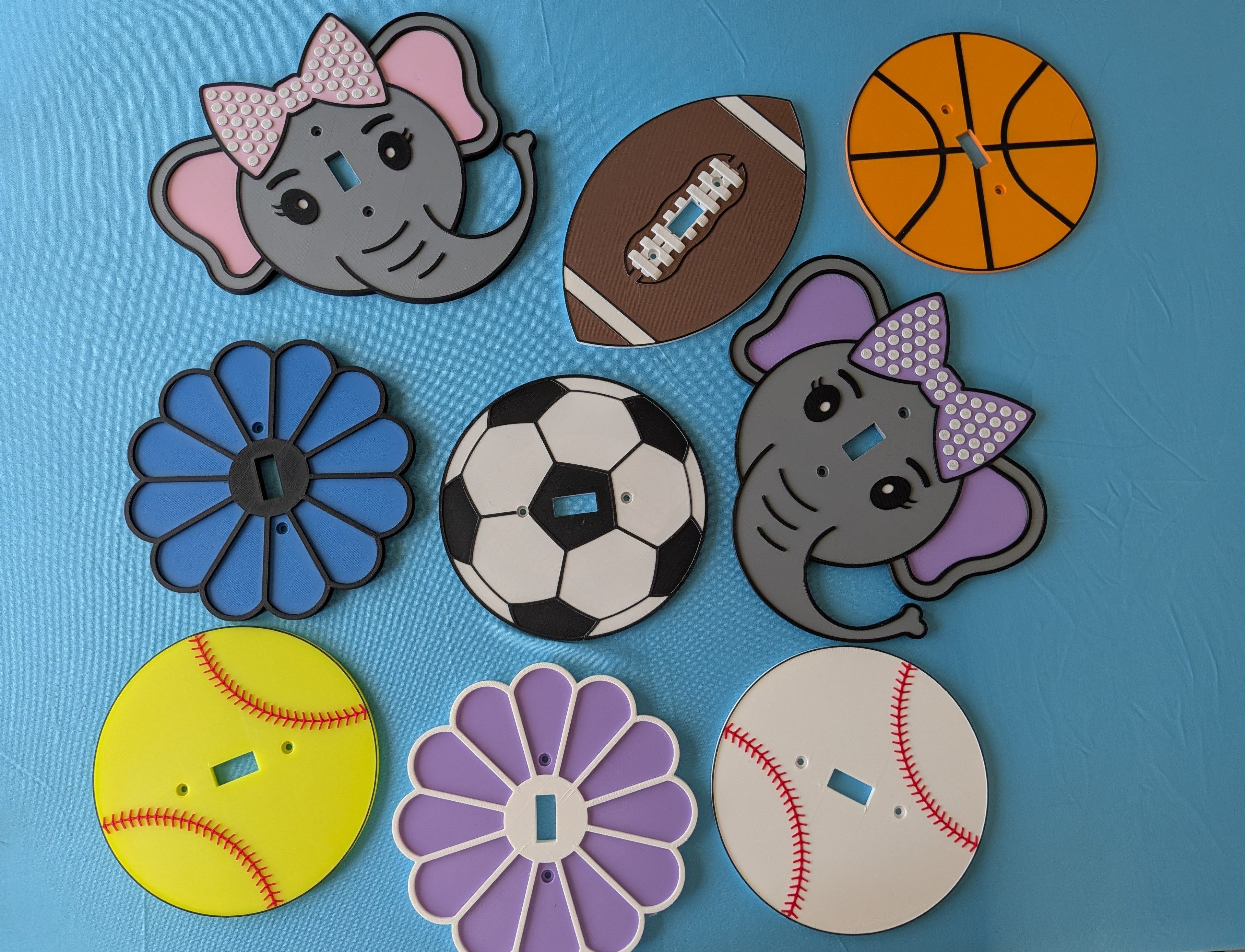 3D Printed Light Switch Covers & Wall Plate Decor