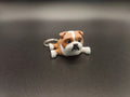 Bulldog Fidget Buddy Keychain | 3D Printed Articulated Bulldog Charm