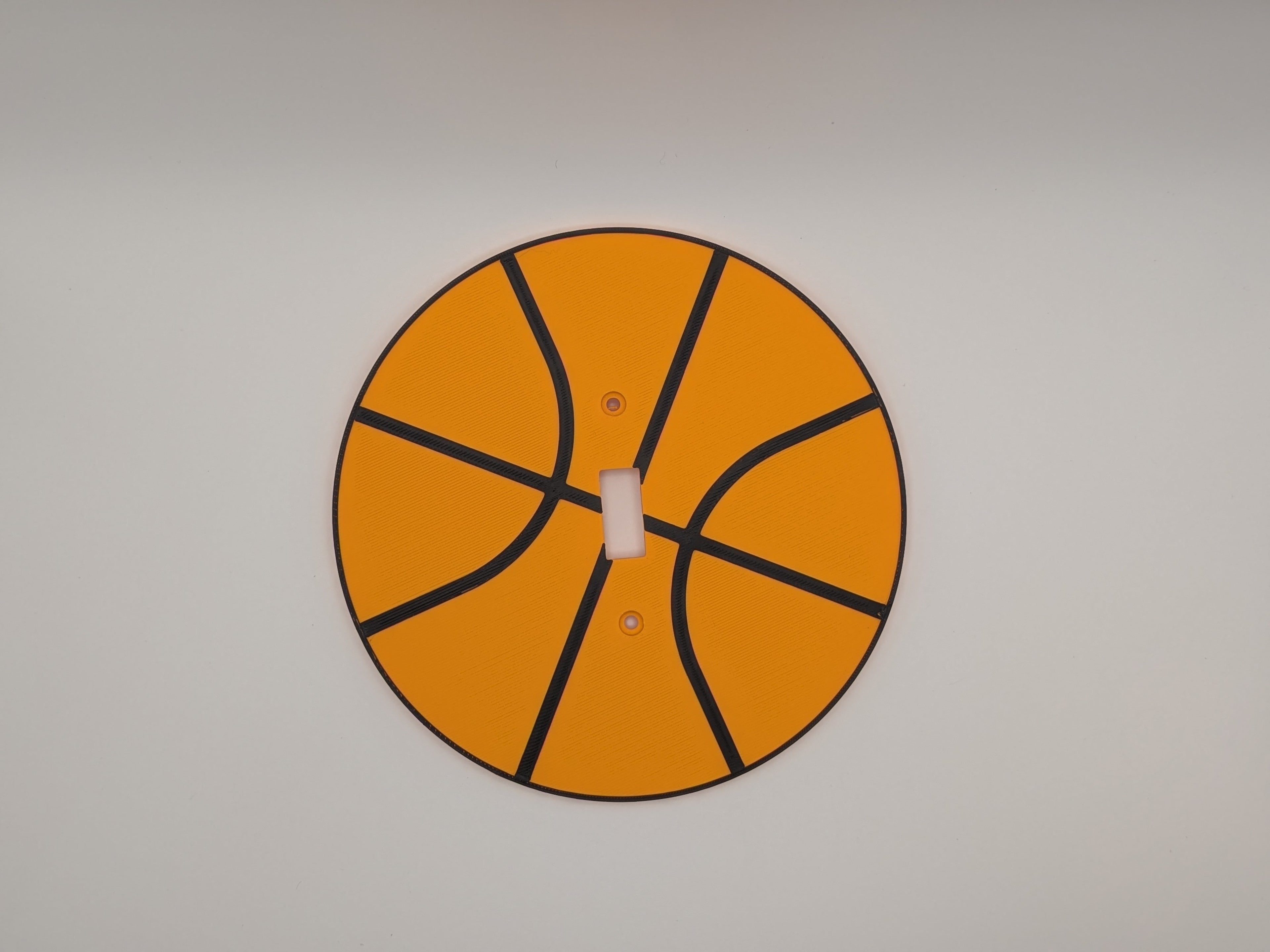 Slam Dunk Light Switch Cover | 3D Printed Basketball Light Switch Plate