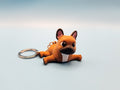 French Bulldog Fidget Buddy Keychain | 3D Printed Articulated Frenchie Charm