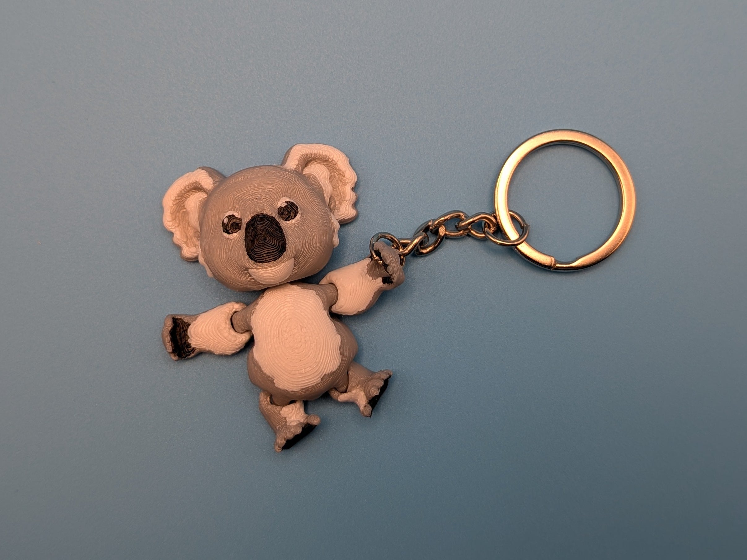 Koala Keychain Fidget Buddy – Cute 3D Printed Mini Charm