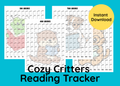 Cozy Critters Reading Tracker – Printable PDF