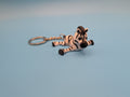 Zebra Keychain Fidget Buddy – Cute 3D Printed Mini Charm